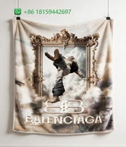 Balenciaga Throw Blankets